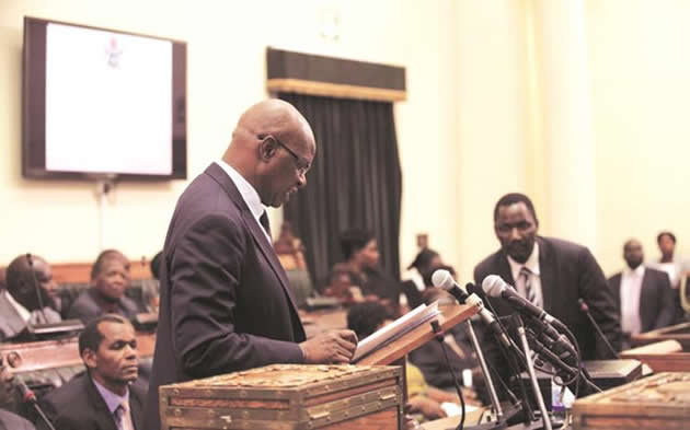 BREATHING FIRE . . . Minister Chinamasa did not mince his words when he said: “When you talk about corruption, be it in Government or the private sector, first look at the procurement system. This is the capital city of corruption.