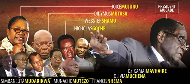 VP Mujuru, 8 ministers fired