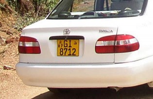 Most governments require a registration plate to be attached to both the front and rear of a vehicle