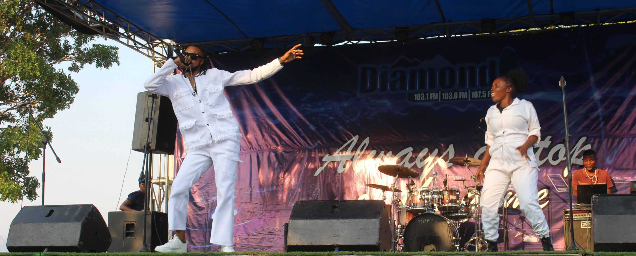 Caff delivered a polished act