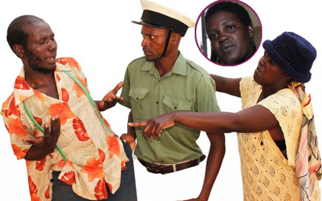 Chikonye (inset) as Mbuya Mai John in “Sabhuku Vharazipi” series