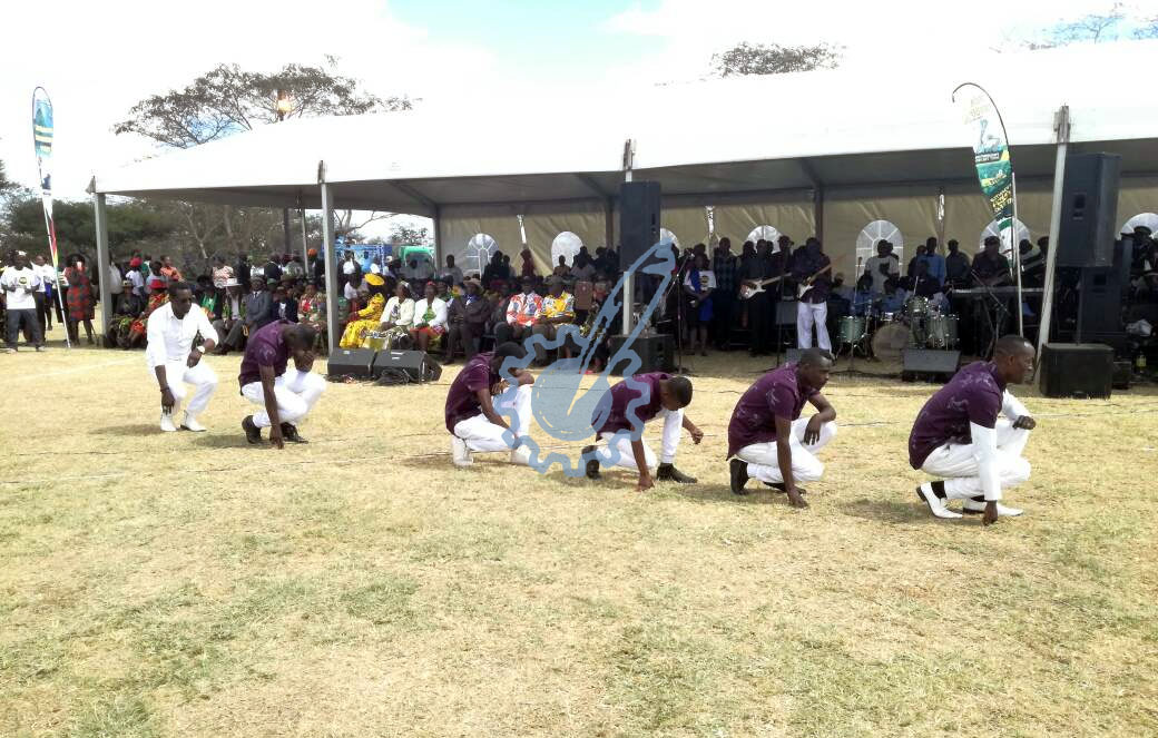 Orchestra Dendera Kings lead by Sulumane Chimbetu entertain the crowd. 