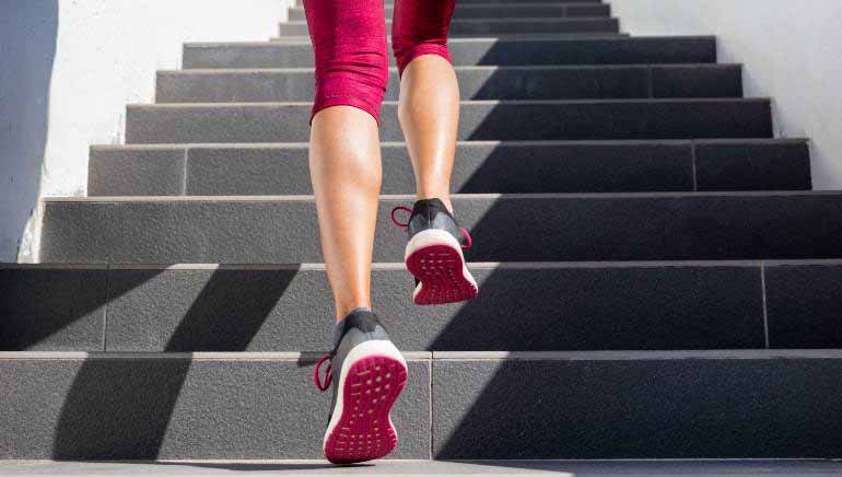 Climbing stairs for weight loss
