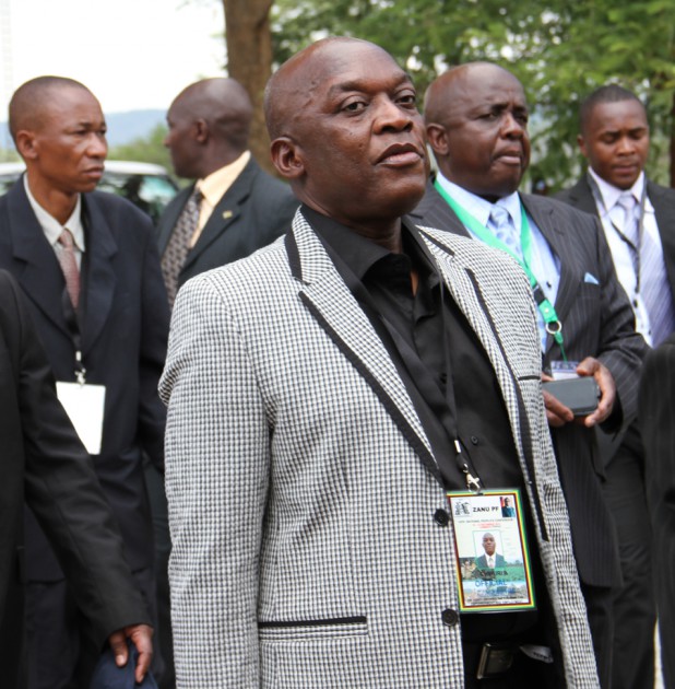 Commissioner General of Police Cde Augustine Chihuri and Commissioner of Prisons Cde Paradzai Zimondi arriving for the ZANU PF Conference in Chinhoyi