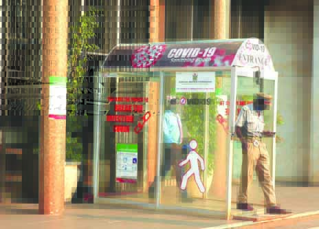 Government invested in sanitisation and disinfection booths at several public places to avoid the spread of Covid-19