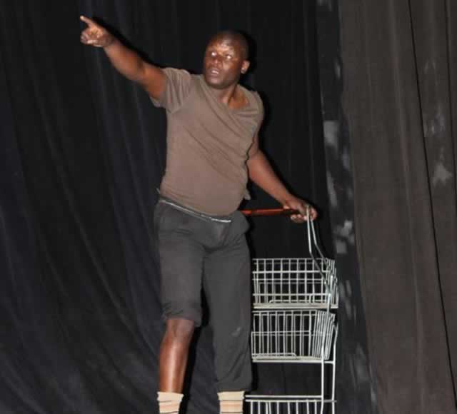 Daniel Maposa on stage
