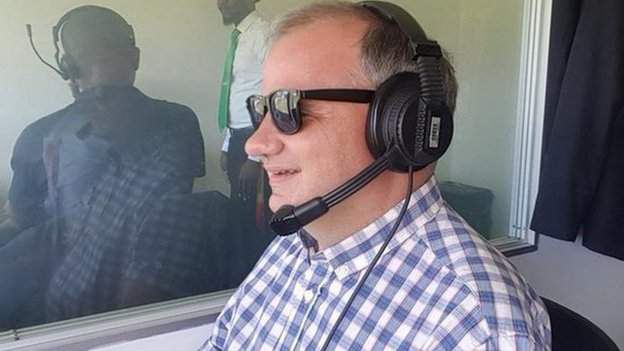 Blind cricket commentator losing his hearing