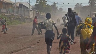 Today million of Africans have been rendered homeless in strife-torn countries such as the Central African Republic (above), Mali, Nigeria, Egypt , Somalia and, more recently, South Sudan 