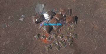 The dagga that recovered from Mhako