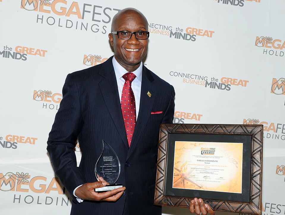 Darlick Marandure - Winner of the Megafest Leadership Award for ‘Outstanding IT and Innovation Leader of the Year, 2017’