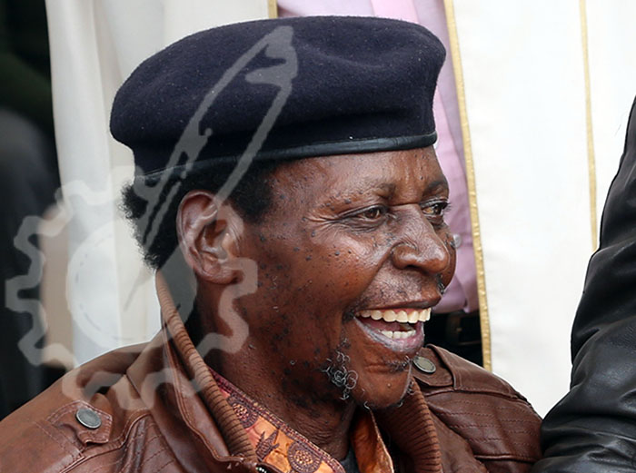 Dickson Chinx Chingaira Cde in a picture taken two months before his death during a hand-over ceremony of the house ZIMA built for him. 