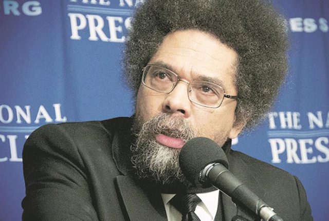 BREATHING FIRE . . . Dr Cornel West