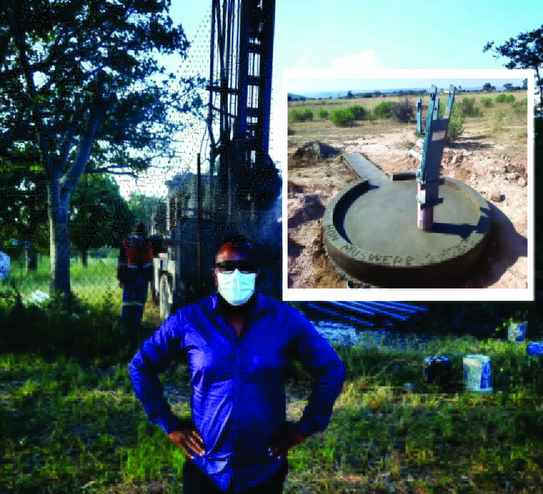 40 boreholes, computers for Makoni West