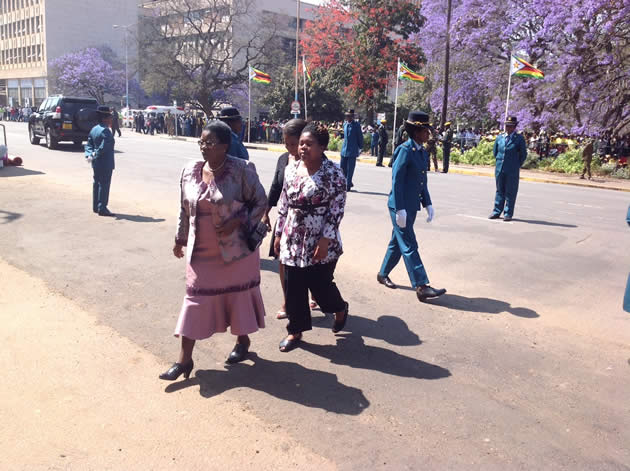 Dr Olivia Muchena arrives