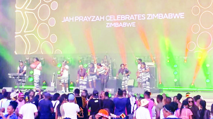 Jah Prayzah in energetic performance
