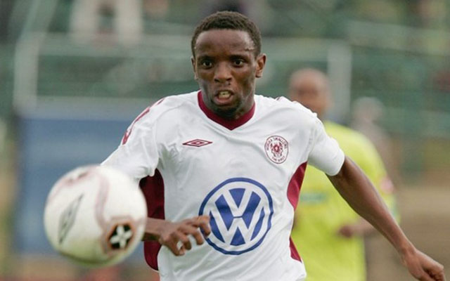 JUST CHECK THE FOCUS . . . This image shows Edzai Kasinauyo in full flight during his days at Moroka Swallows when the Soweto club were still part of the South African Premiership
