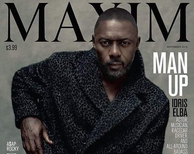 Elba makes history for Maxim Magazine