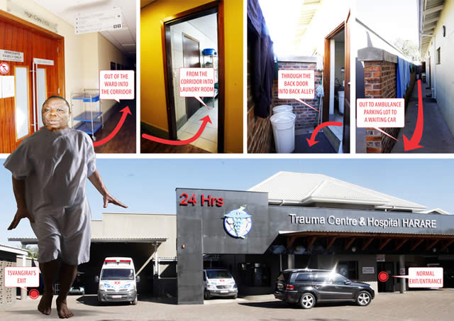 Ailing Tsvangirai flees hospital bill