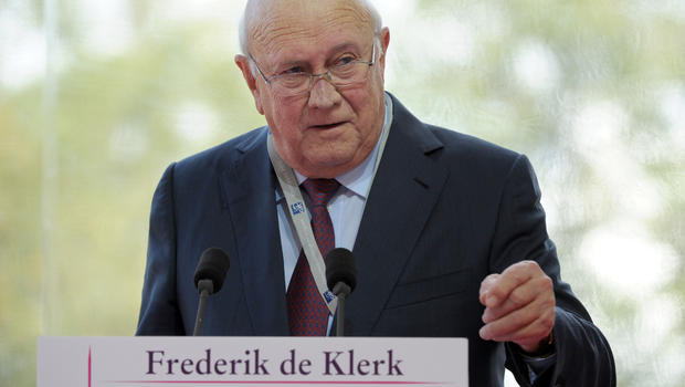 F.W. de Klerk not a messiah, says ANC