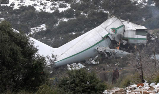 Search teams comb plane wreckage