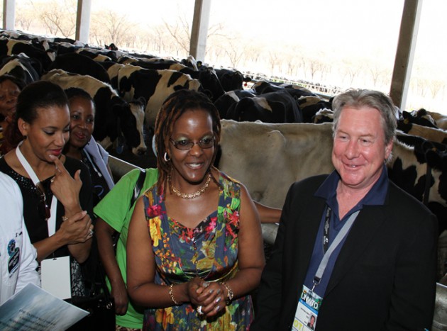 First Lady Amai Grace Mugabe flanked by Gavin Mcleman of USA and Barbara Mzembi -pic by Tawanda Mudimu