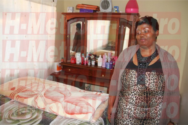 Fortunate Mapako in her new bedroom