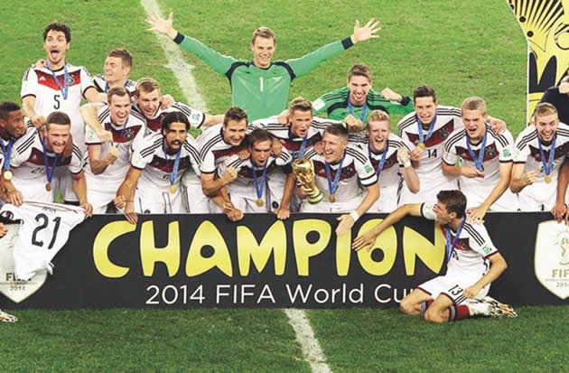 Germany on top