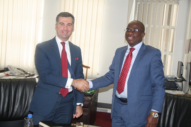 Hlongwane meets Georgian ambassador