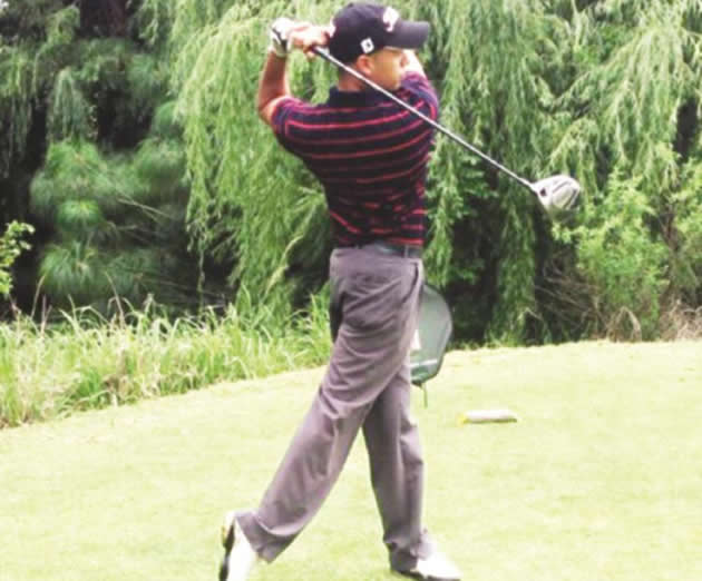 NUMERO UNO . . . Dale Howie staged a remarkable final day comeback to win the Golden Pilsner Harare Open at Chapman at the weekend
