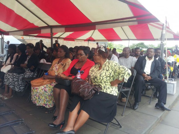 Some of Cde Chirenda's relatives at the national shrine-Pic by Lloyd Gumbo