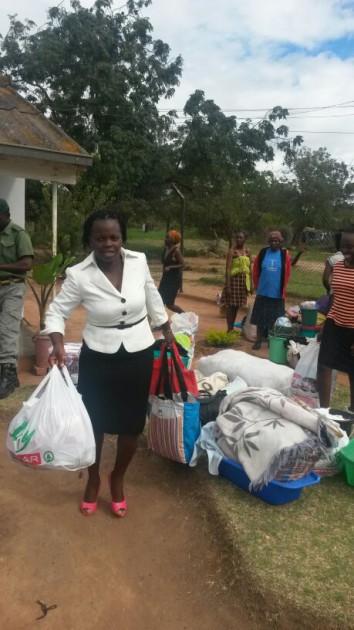Thandiwe Dube was arrested by police charged with fraud soon after her release today.