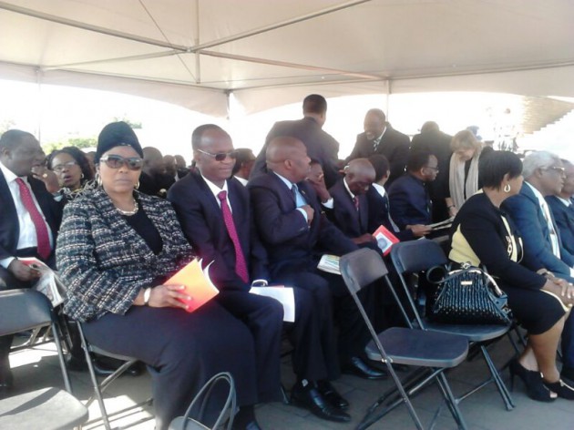 Some of the Ministers in attendance (Picture by Lincoln Towindo)