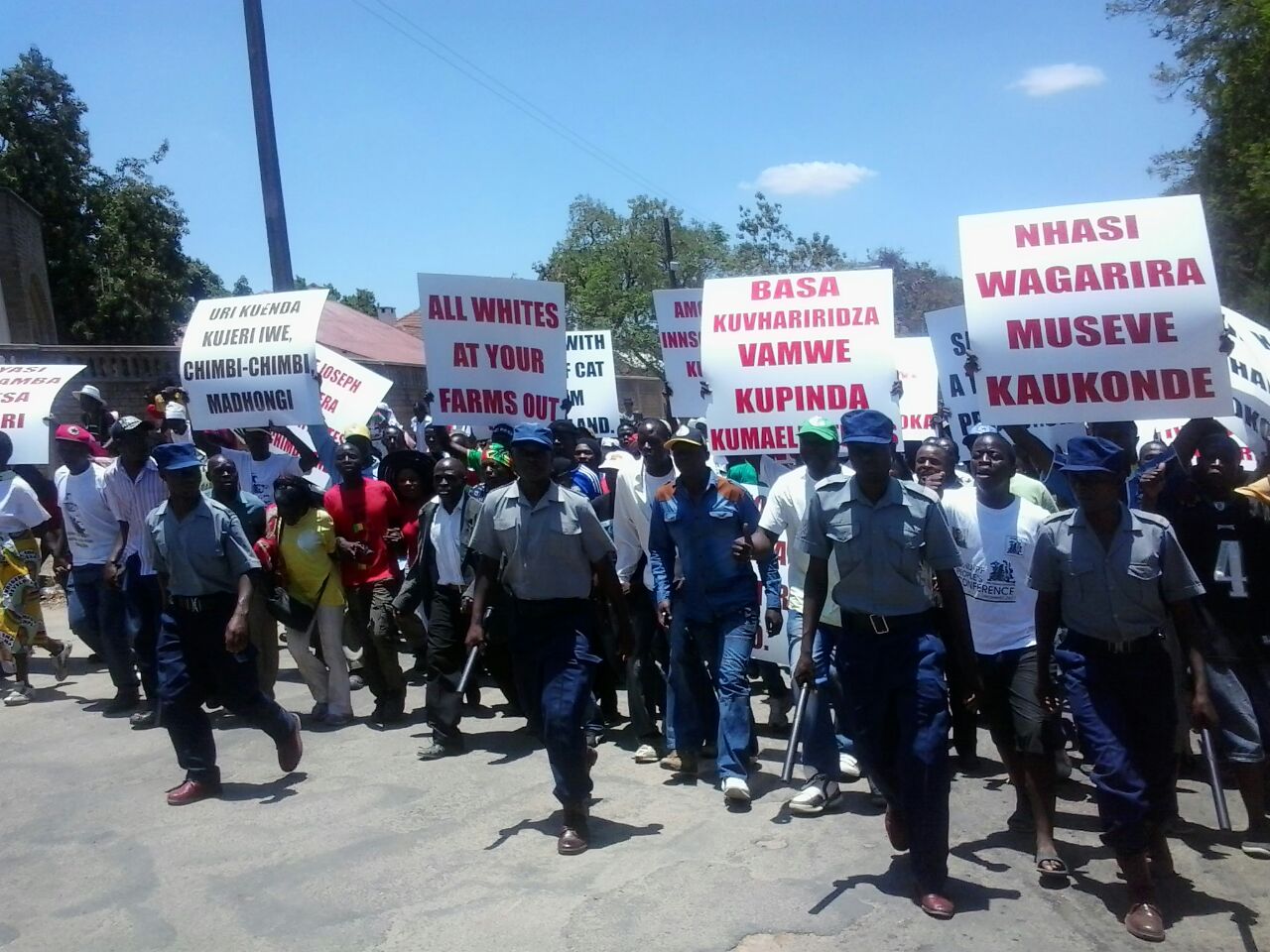 LIVE UPDATES: Anti-Kaukonde demo