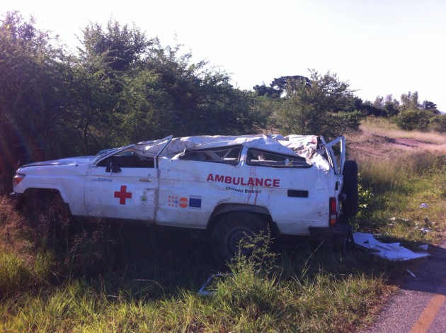 The Chiredzi General Hospital ambulance