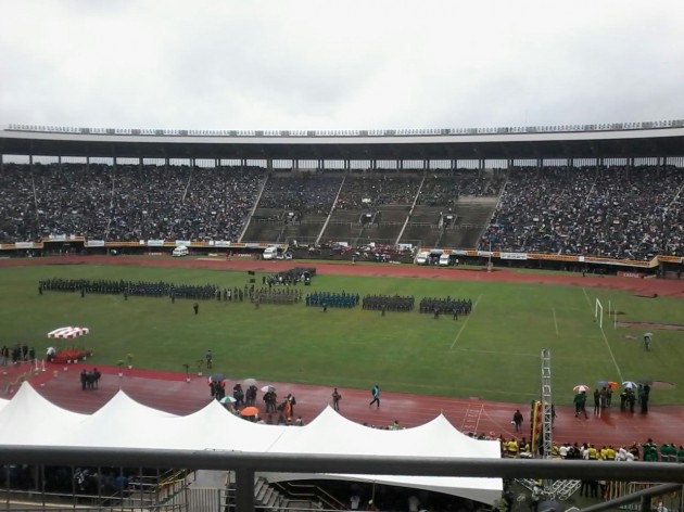 The National Sports Stadium is packed. Pic by Robin Chaibva