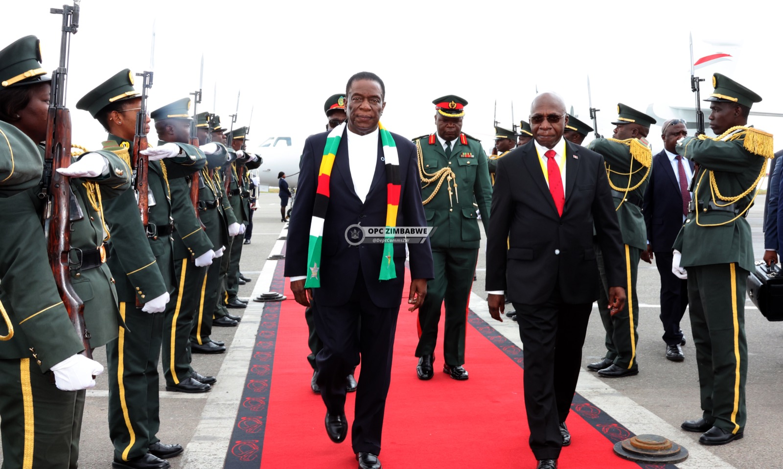 President arrives in Angola for SADC Summit