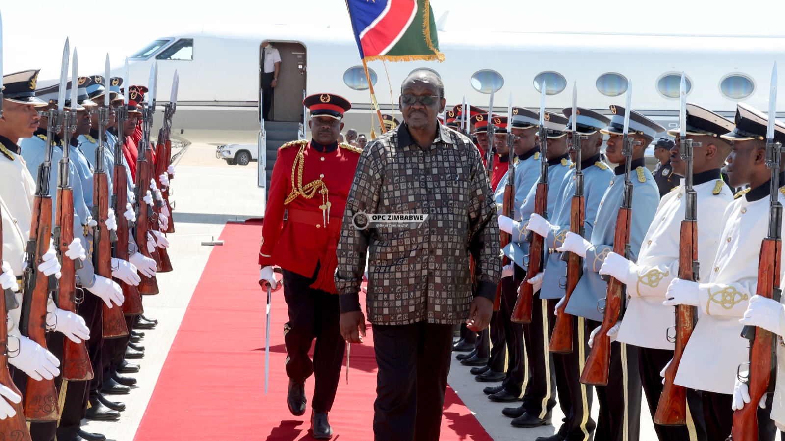 VP Mohadi arrives in Namibia