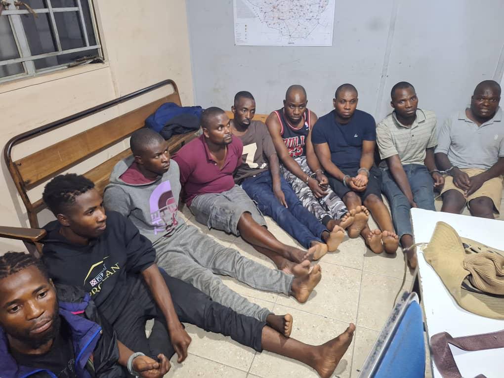 9 notorious robbers nabbed after raids, shootout