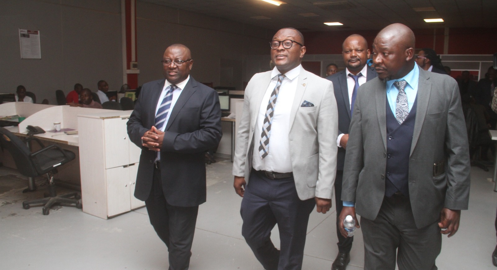 Information Minister tours AMH