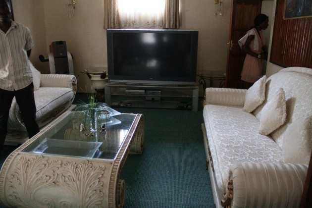 One of the lounge at Gumbura's mansion