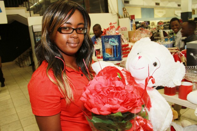 Shamaine Mushangwe looking for something to buy for her lover at a department store in Harare -All pictures by Kudakwashe Hunda