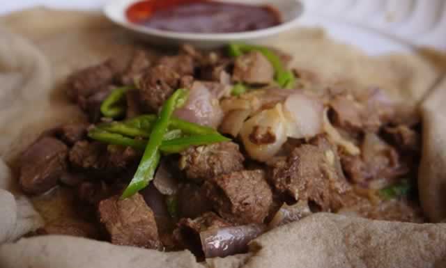 Ethiopia will serve injera and meat (pictured) because they are locally produced. This is unlike Zimbabwe, which imports and consumes exotic foods, in the process stalling economic growth due to balance of payment deficits and also sparks lack of cultural identity