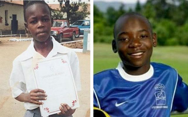 These two vintage pictures of Knowledge Musona (left) and Khama Billiat during their schoolboy days are worth their price in gold