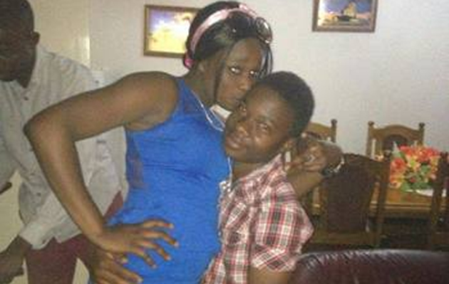 Kudakwashe Sibanda is seen with his girlfriend during one of his drinking binges in this file photo