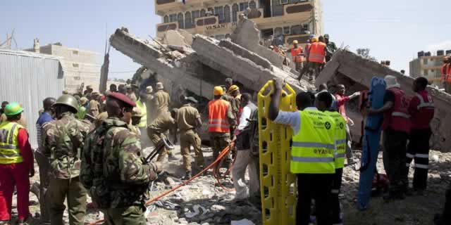 Building collapse victim found alive after 6 days