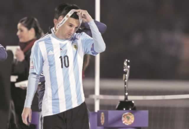 Superstar Messi comes short again