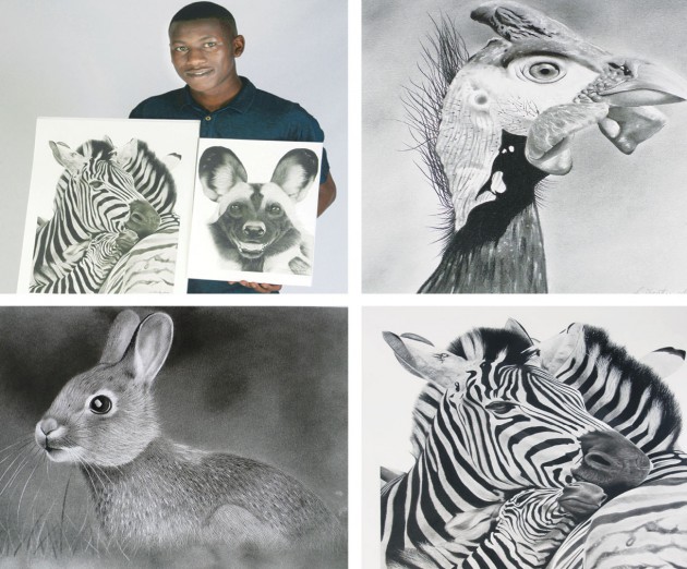 This picture collage is a collection of the brilliant works of Liberty Shuro