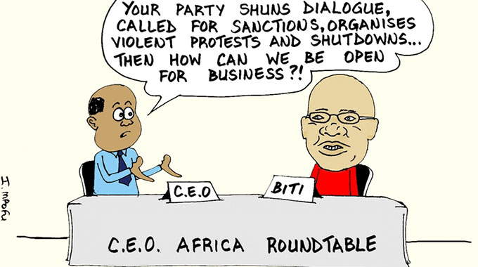 MAIN CARTOON 18 FEBRUARY 2019
