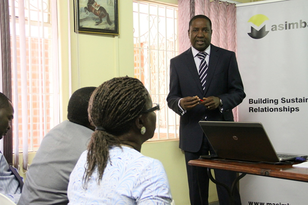 Masimba CEO Mr Canada Malunga presents the company’s half year to June results. Mr Malunga believes the company is poised for growth in the second half.