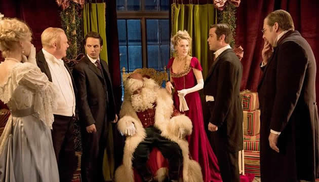 Cast members from “Murdoch Mysteries: A Merry Murdoch Christmas”